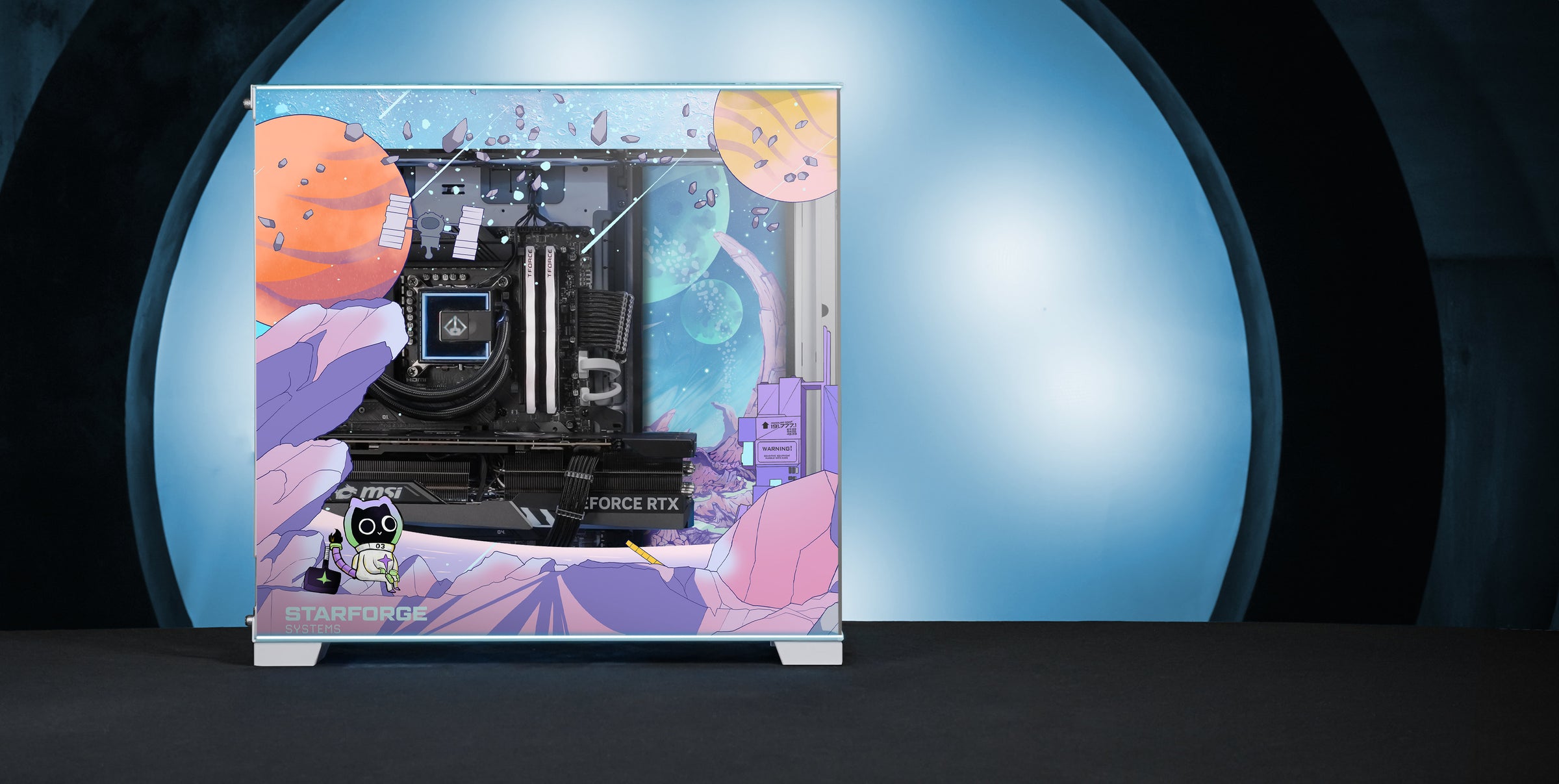 Lunarian Print side view