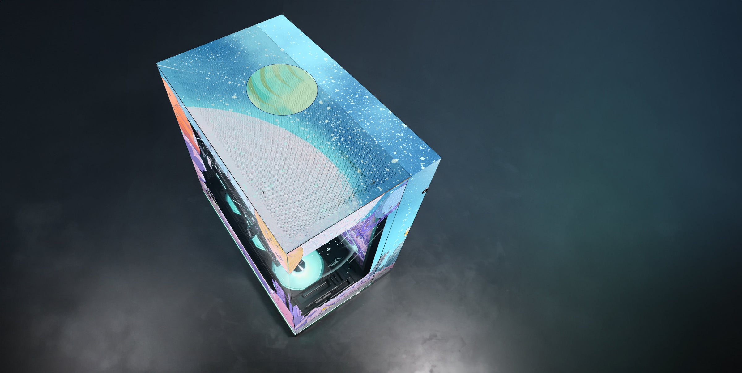 Lunarian Print top view