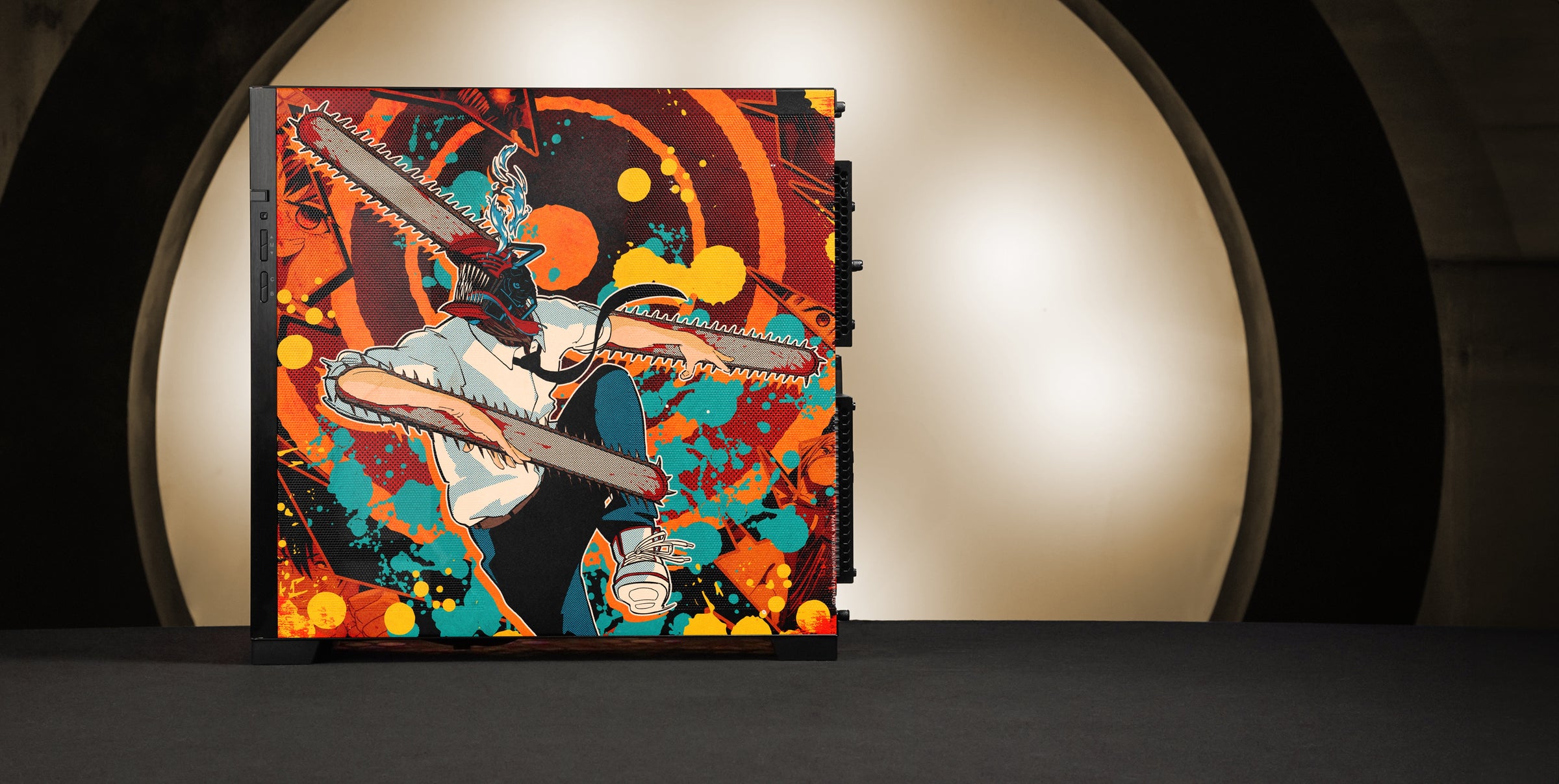 Chainsaw Man Case Print side view