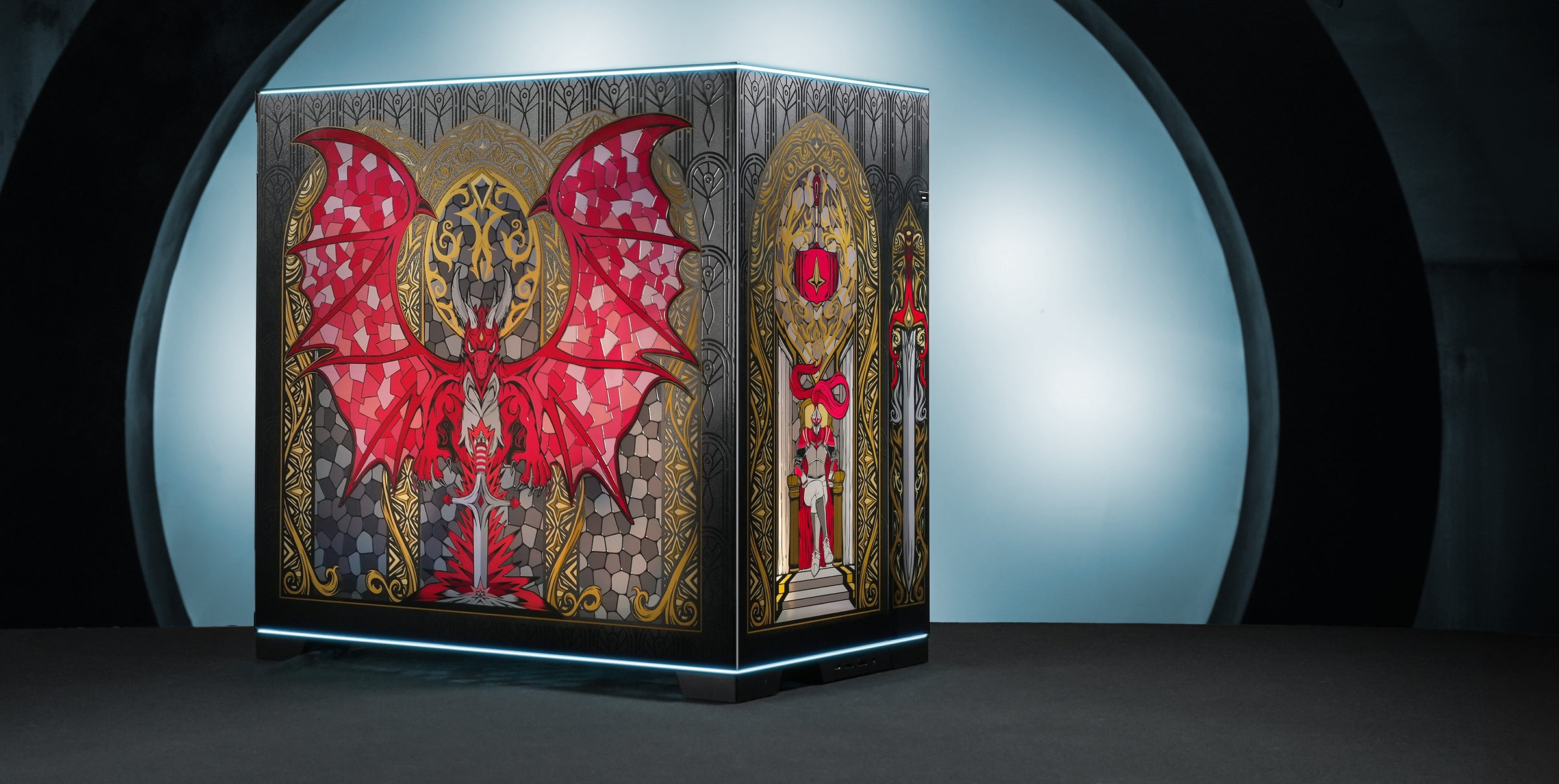 Dragonlight Case Print angled view