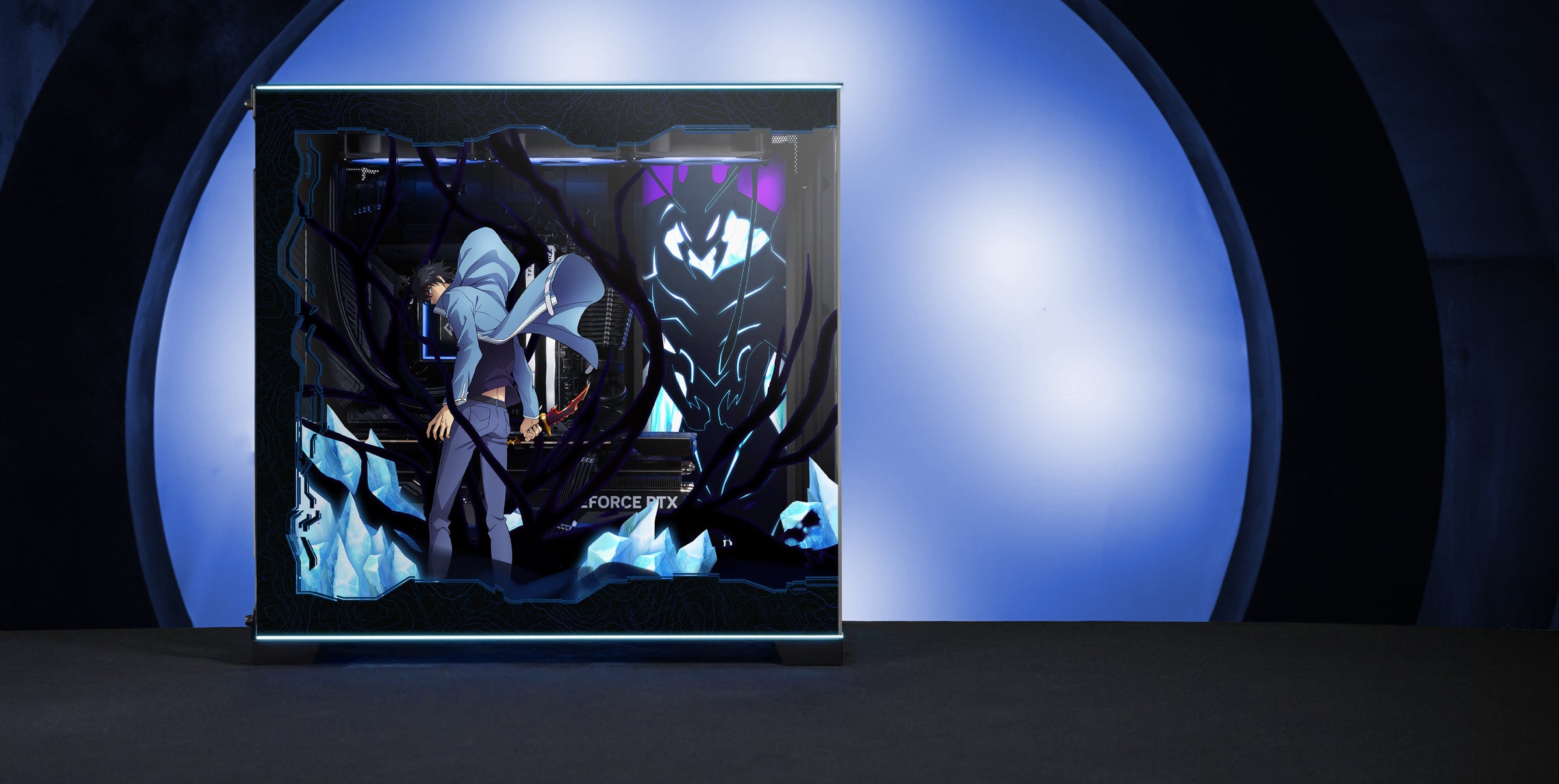 Solo Leveling Case Print side view