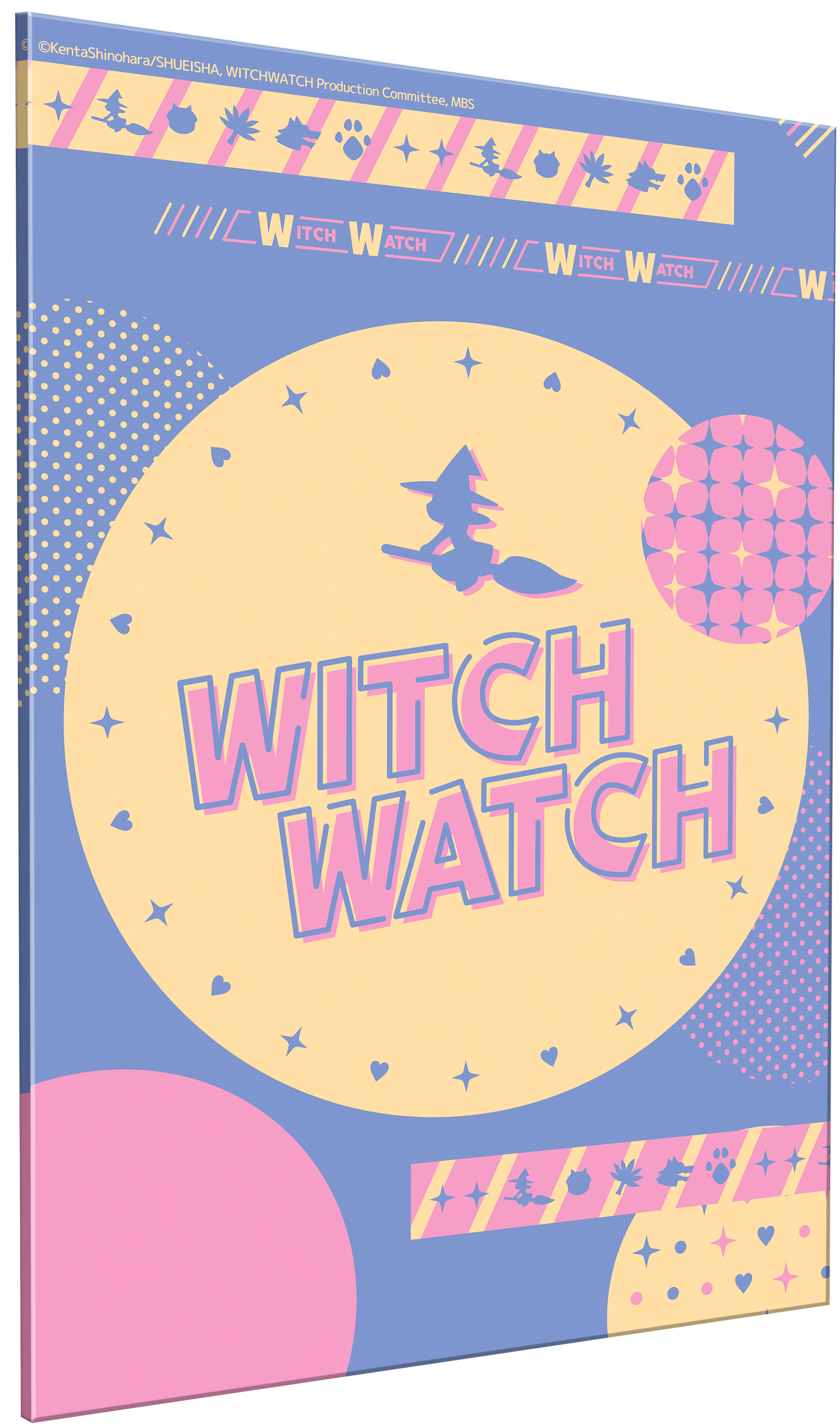Pastel Spell - Witch Watch Wall Art angled view