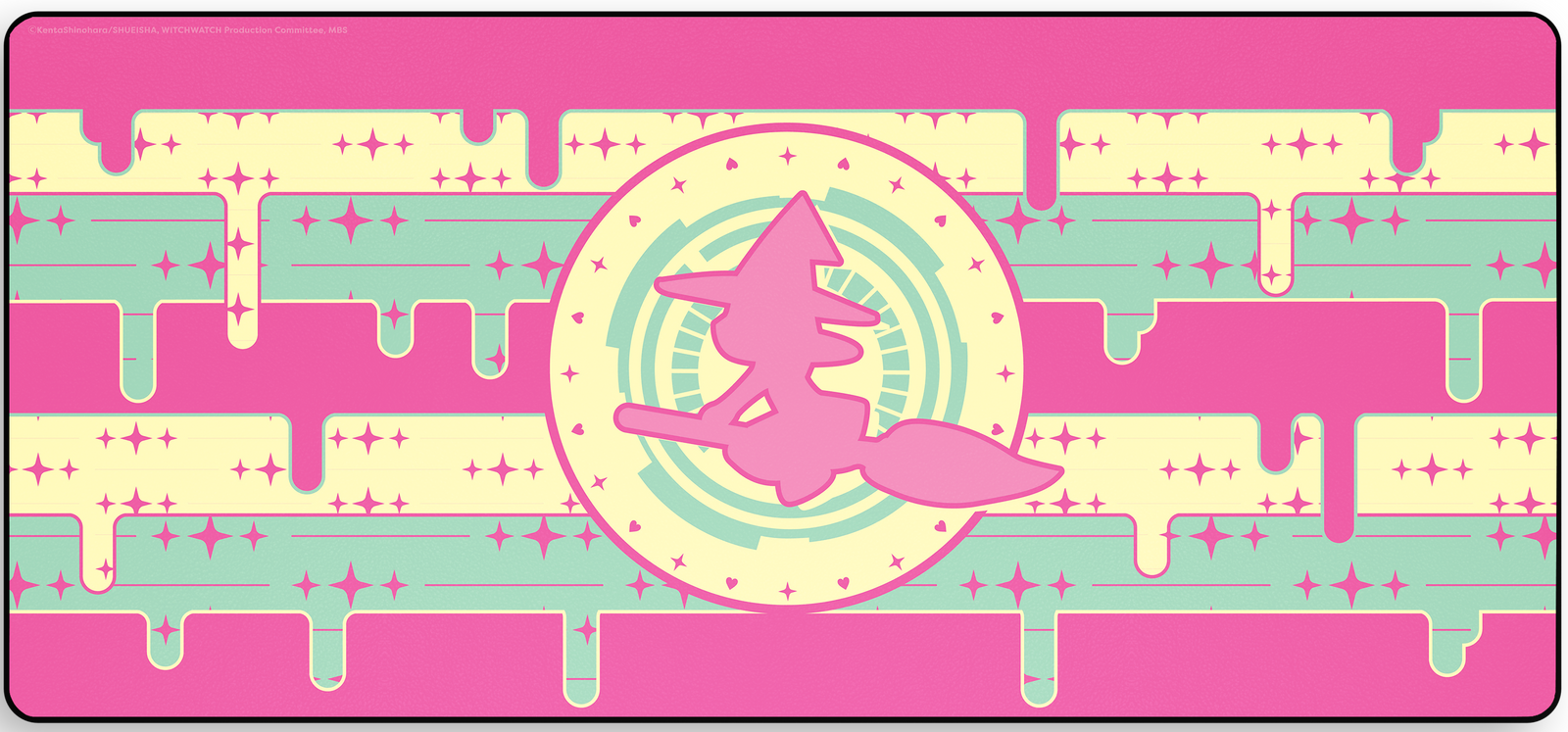 Witch of Thousands - Witch Watch Desk Mat angled view