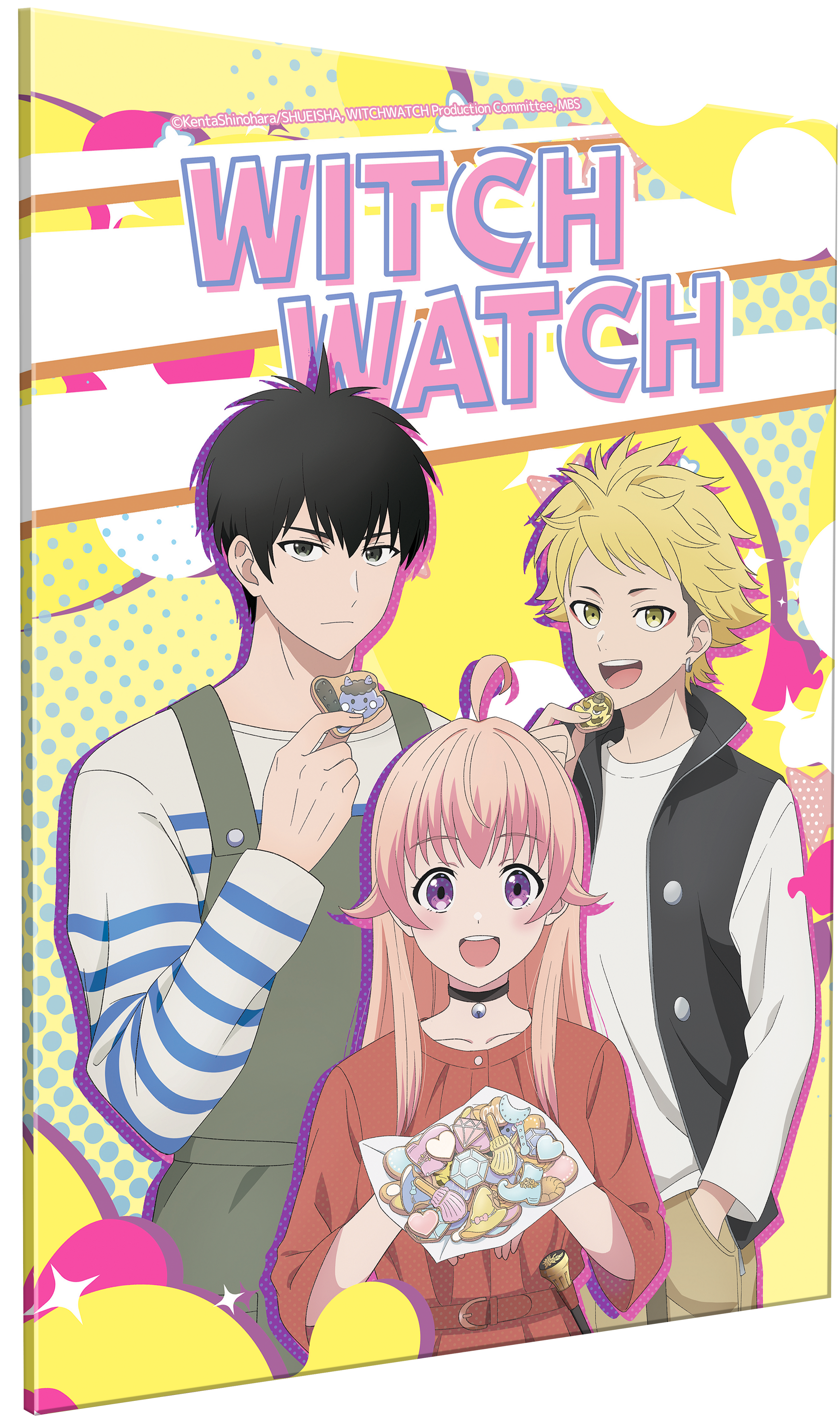 Witch, Ogre, Tengu - Witch Watch Wall Art angled view