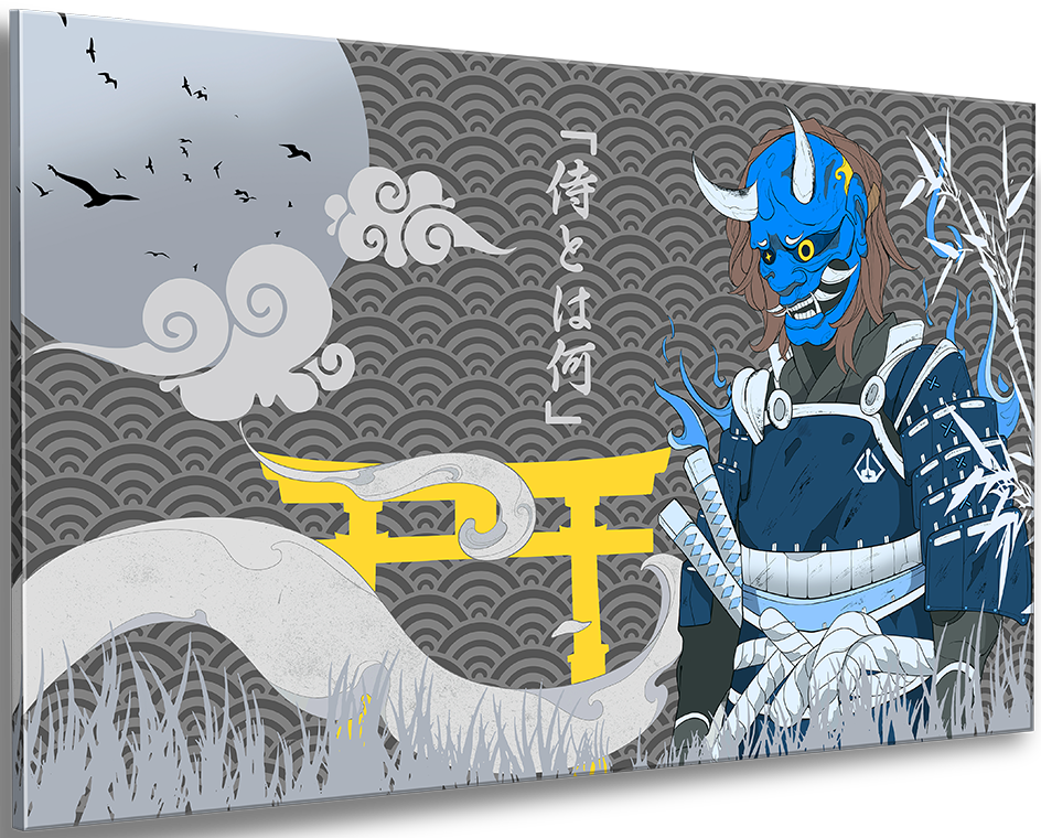 Azure Oni - Wall Art