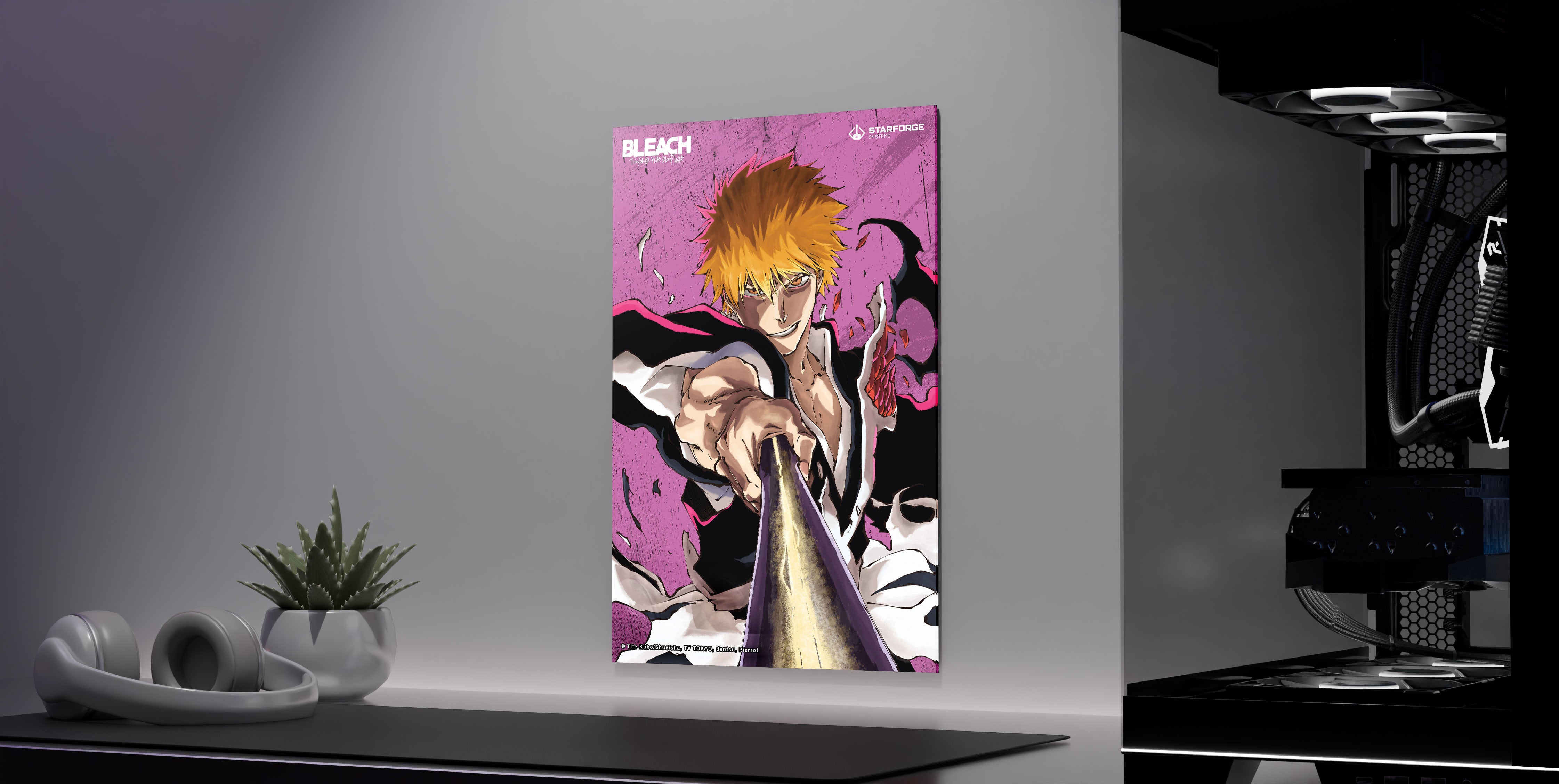 Ichigo - Bleach: Thousand-Year Blood War Wall Art side view