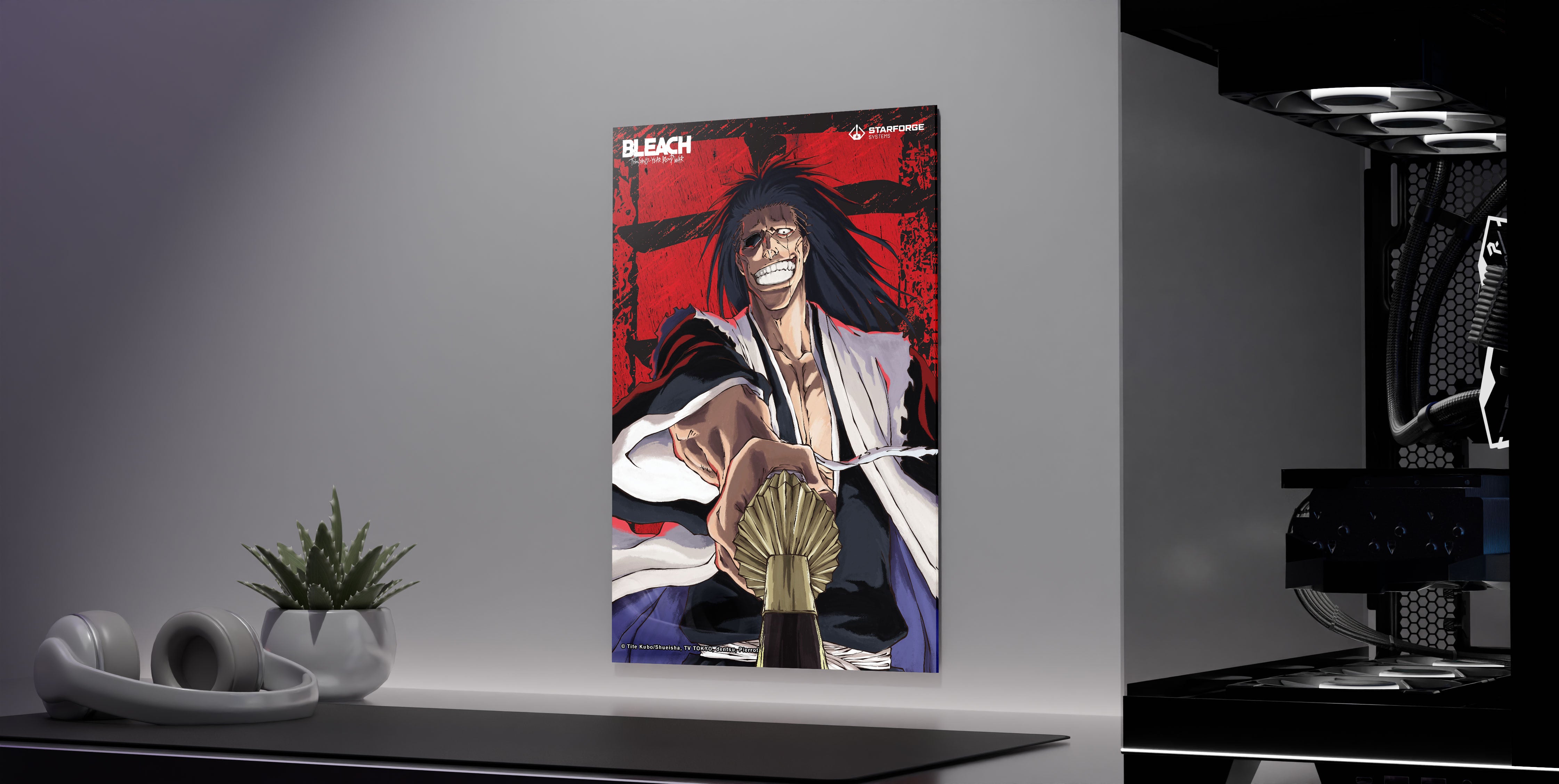 Kenpachi - Bleach: Thousand-Year Blood War Wall Art side view