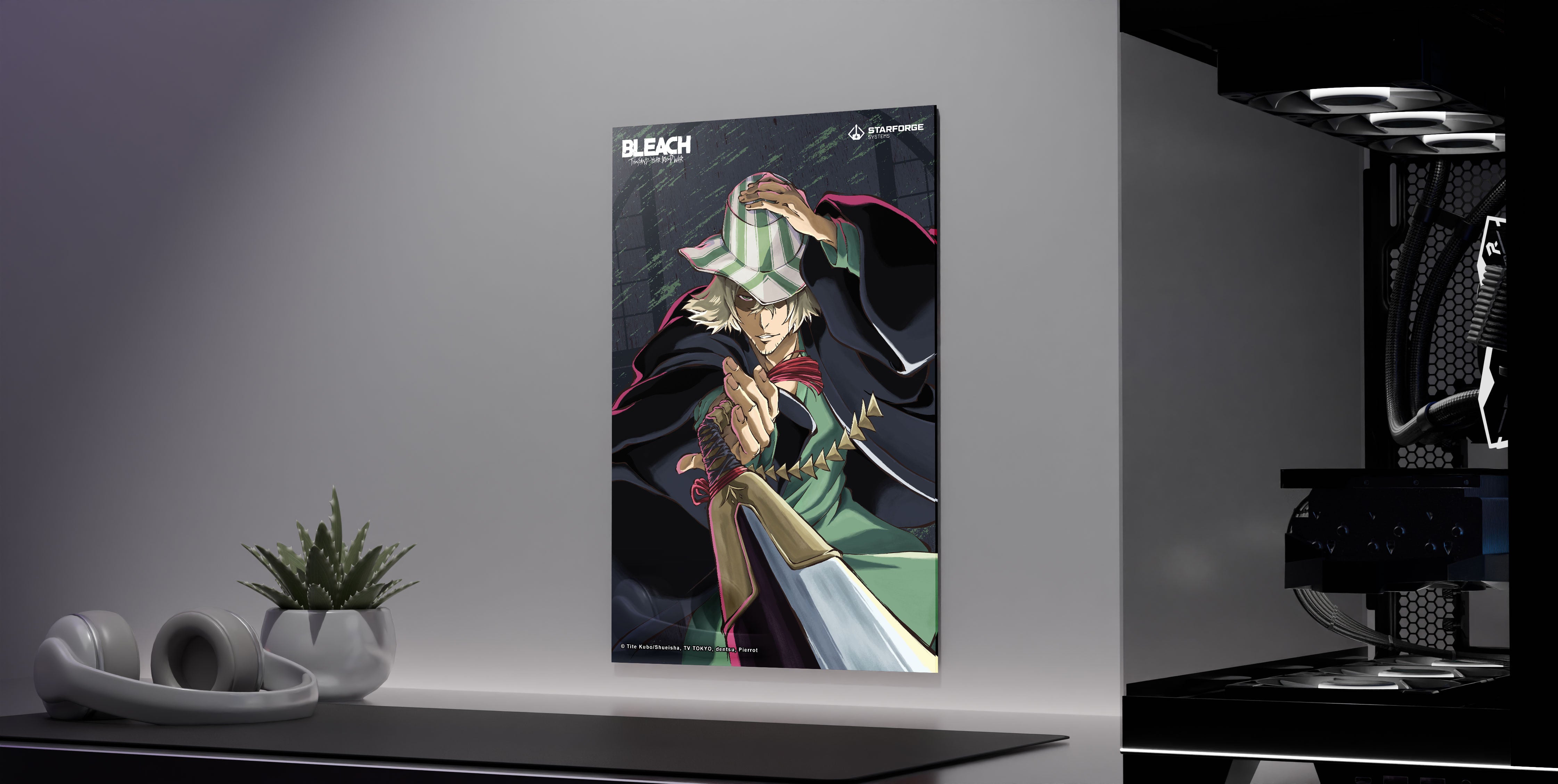 Urahara - Bleach: Thousand-Year Blood War Wall Art side view