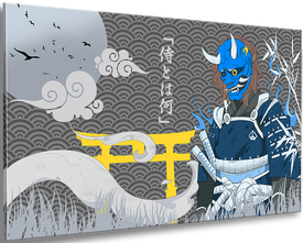 Azure Oni - Wall Art