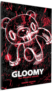 Gloomy Bear Wall Art – Black Out | Starforge Systems