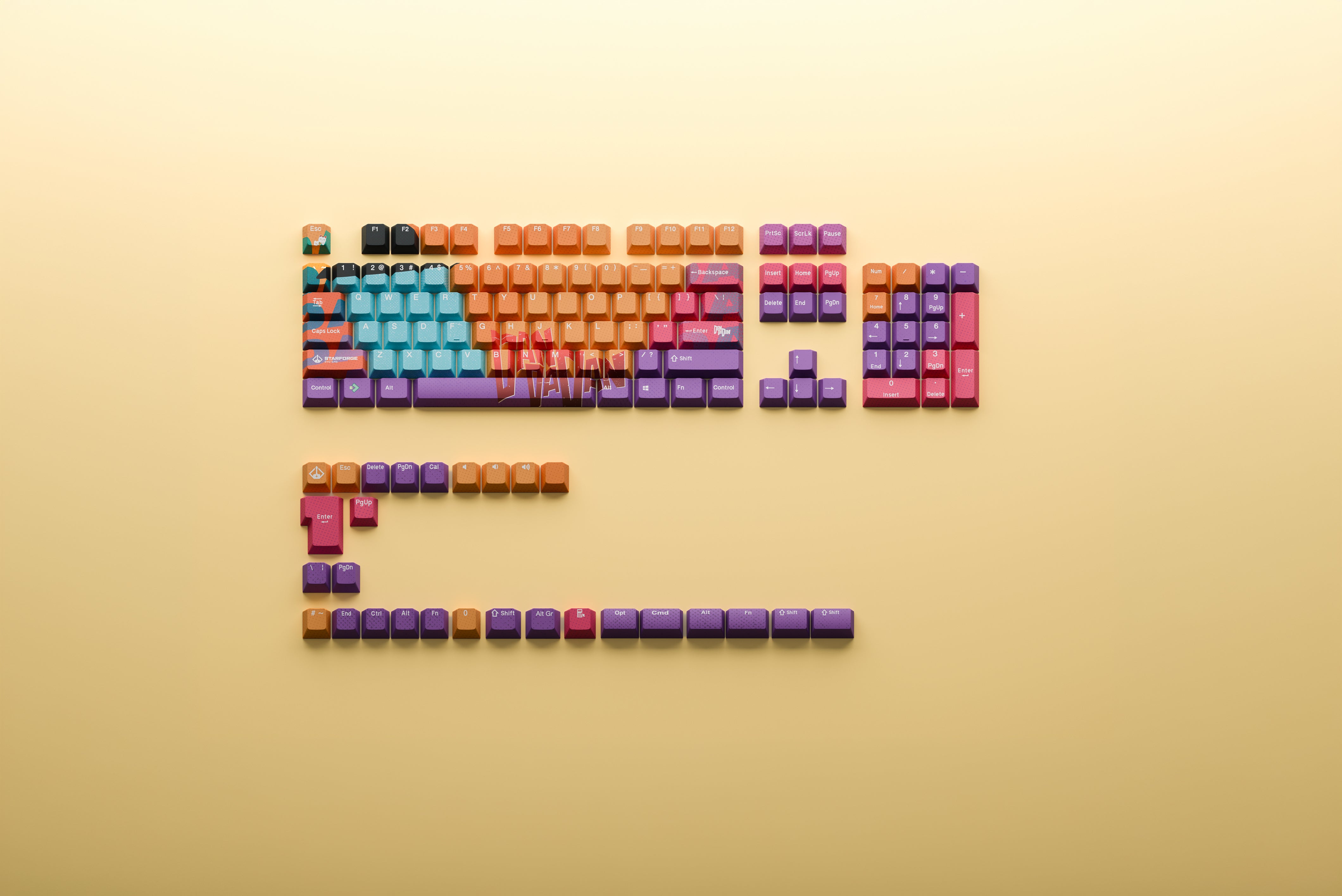 DanDaDan Keycap Set