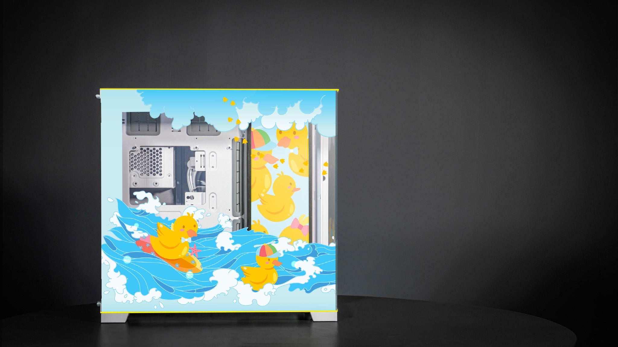 Daph's Ducks Case angled view