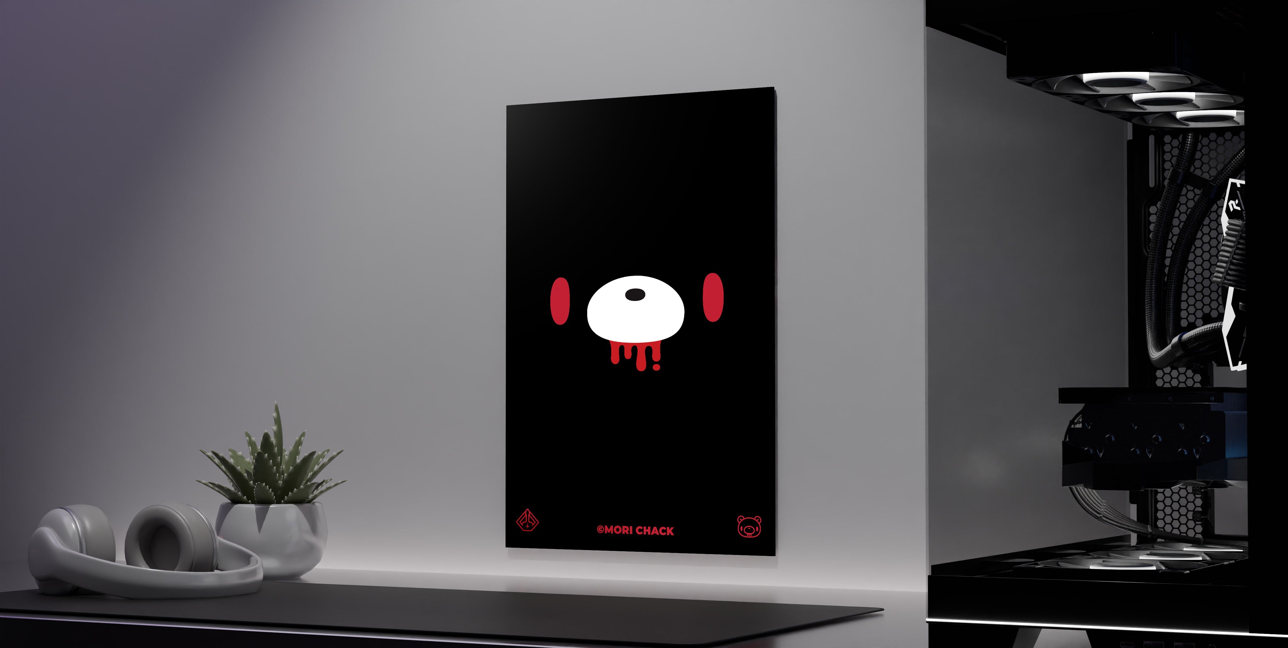 Glare Bear - Wall Art