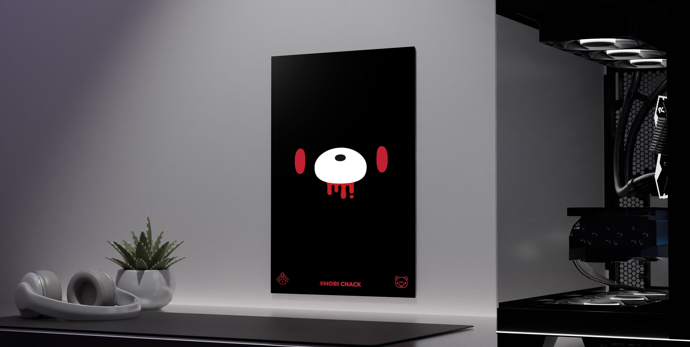 Glare Bear - Wall Art