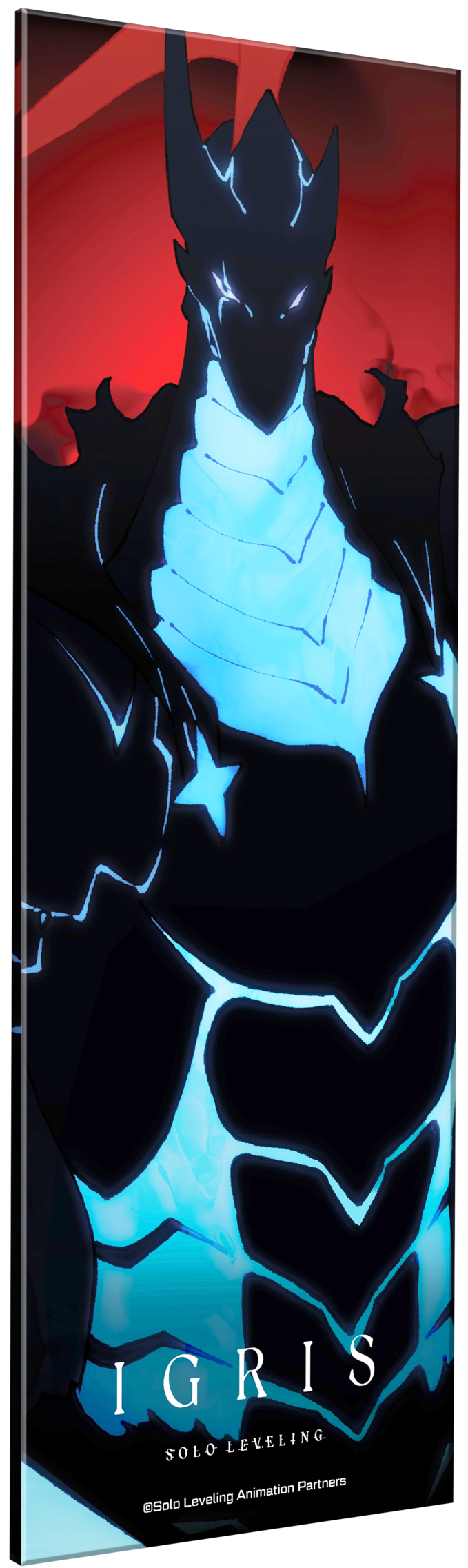 Igris Shadow - Solo Leveling Platelight Acrylic angled view