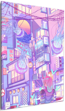 Jellyfish Crossing - Wall Art
