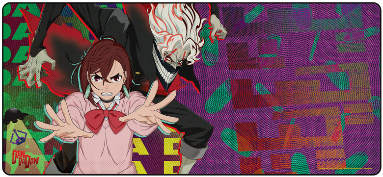 Momo and Okarun - DanDaDan Desk Mat
