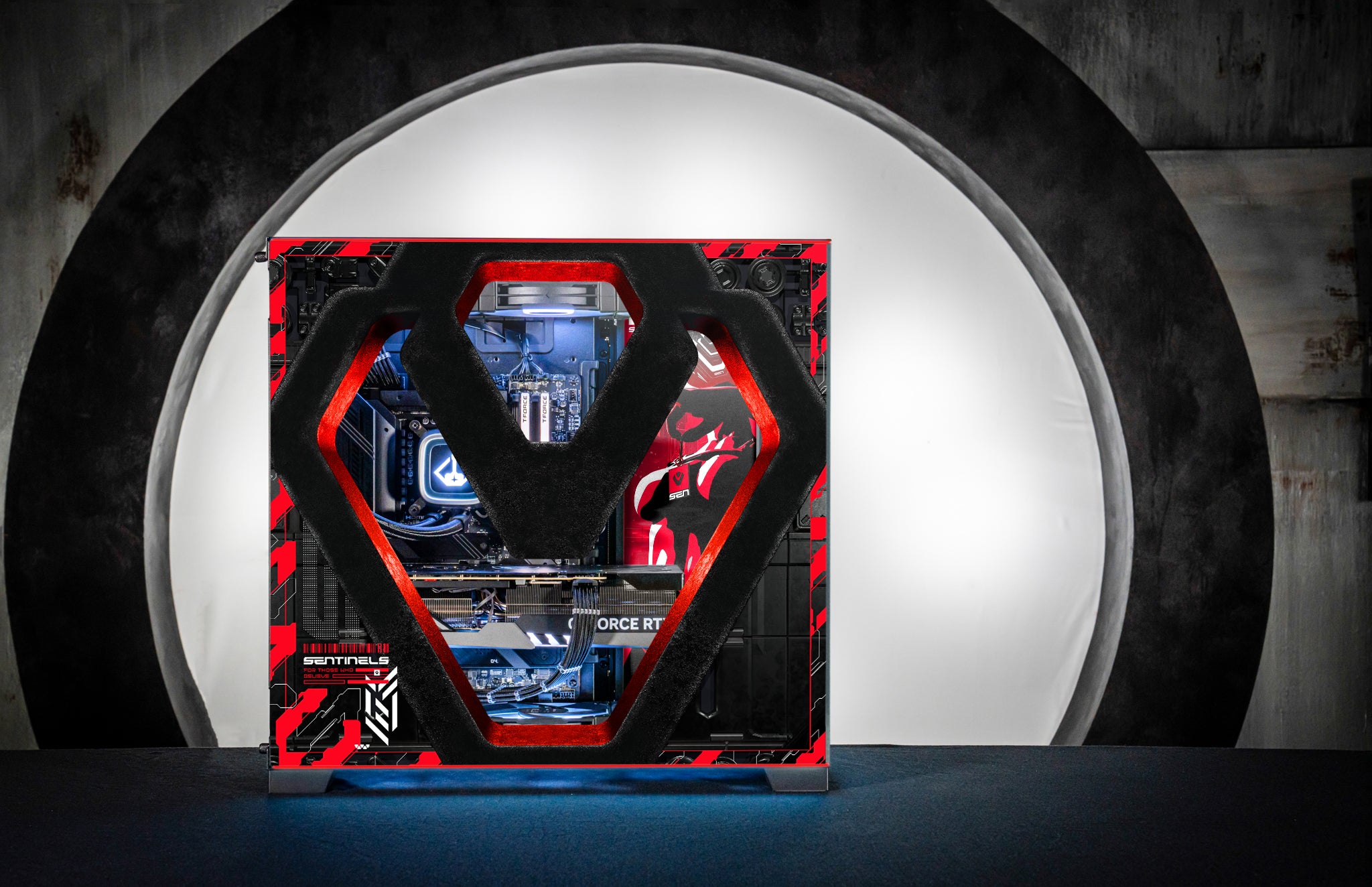 Open Box/Refurb - The Sentinel Master Edition PC v3 angled view