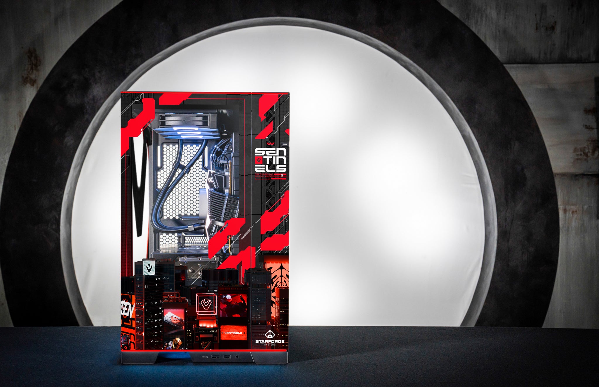 Open Box/Refurb - The Sentinel Master Edition PC v3 rear view