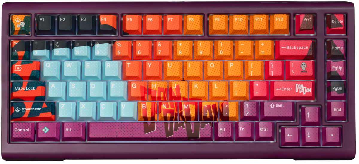 Starforge x DanDaDan Ducky Tinker 75 Keyboard
