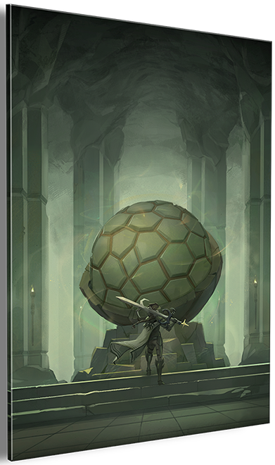 OSRS Stone of Jas Wall Art (Acrylic)