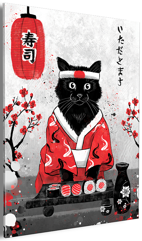 Sushi Cat - Wall Art