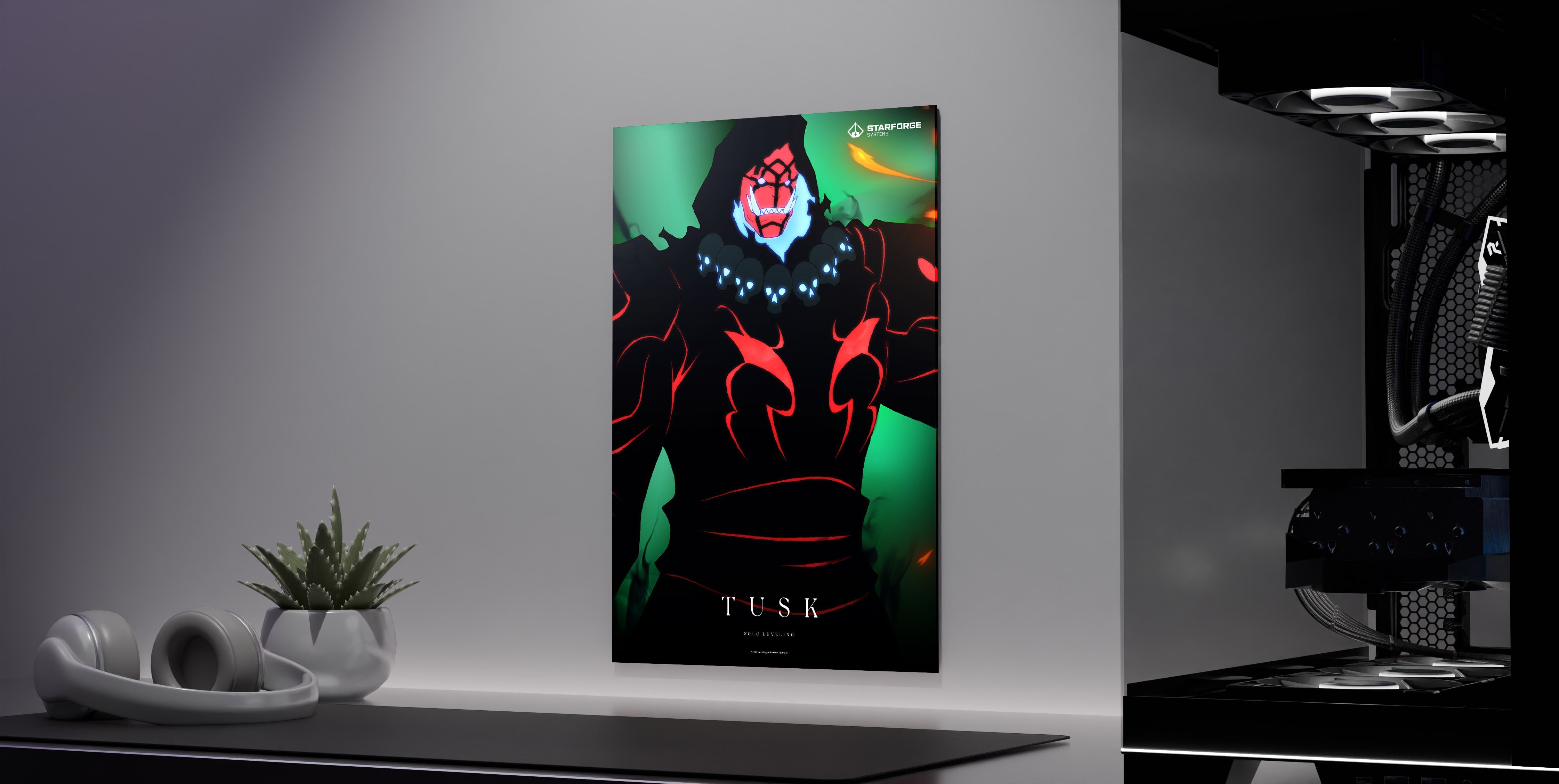 Tusk - Solo Leveling Wall Art