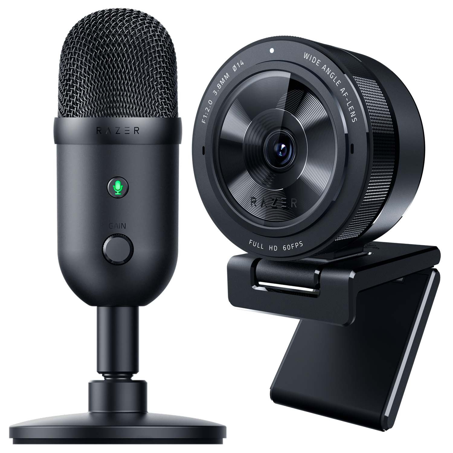 Starforge Systems - Razer Streaming Starter Kit: Kiyo Pro Webcam + Seiren V2 X Microphone