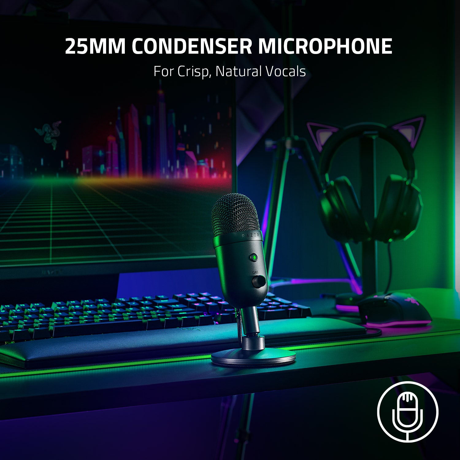 Razer Seiren Elite - Micrófono para streaming